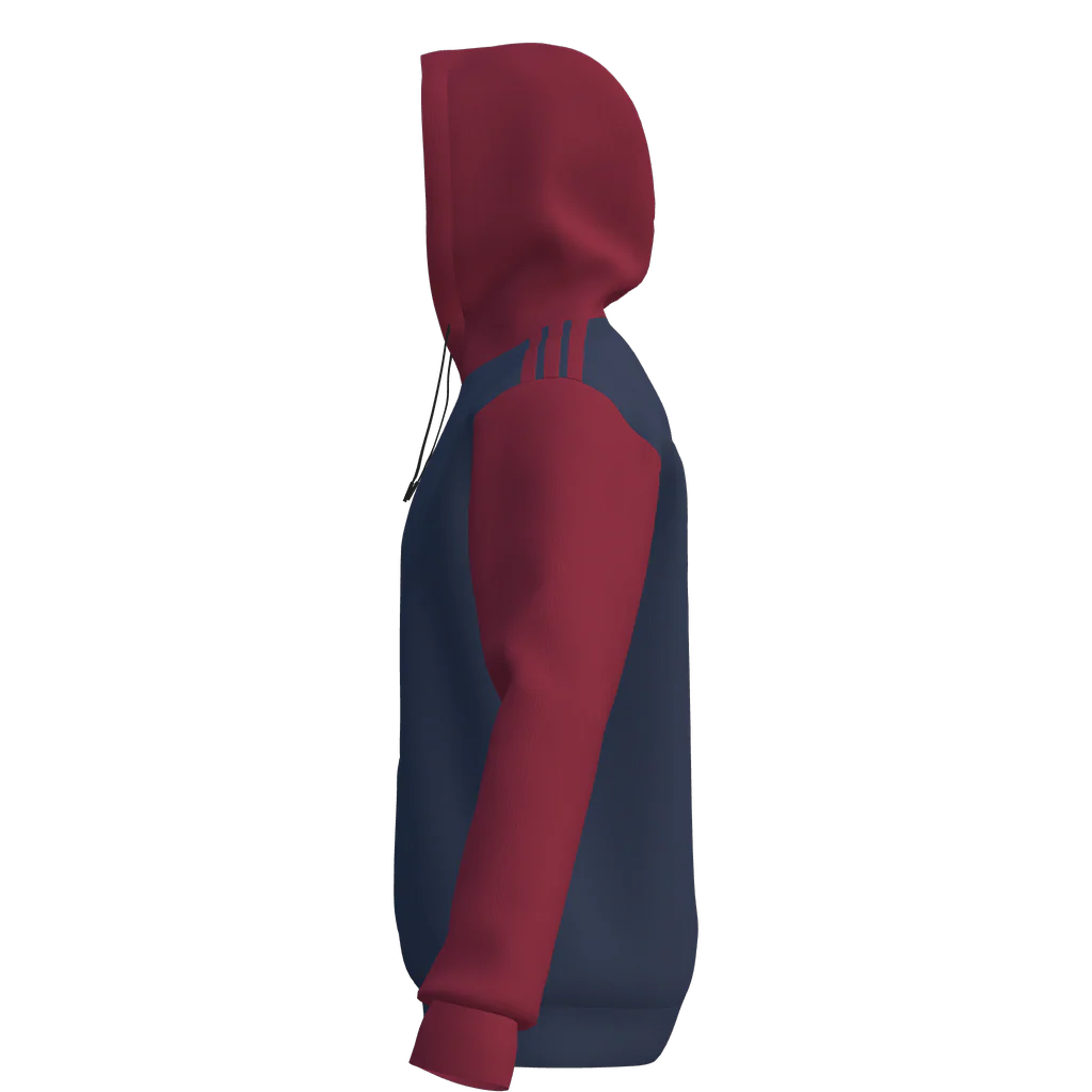 Hoodie de sortie Bleu et rouge S2627 - Image 3