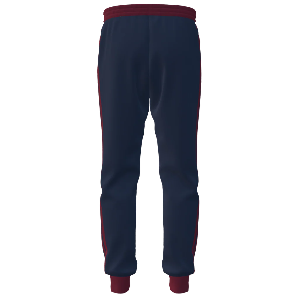 Pantalon de sortie Bleu et rouge adulte S2627 - Image 4