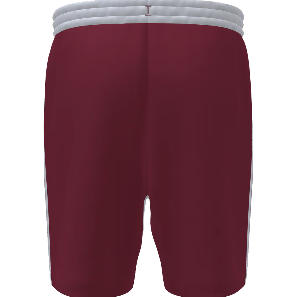 Short de sortie Rouge et blanc adulte S2627 - Image 3